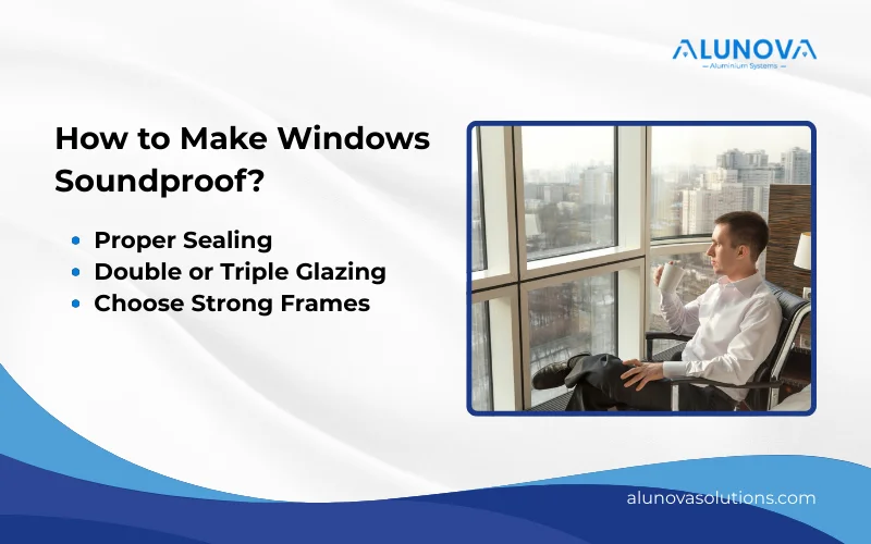 how to make windows sound proof