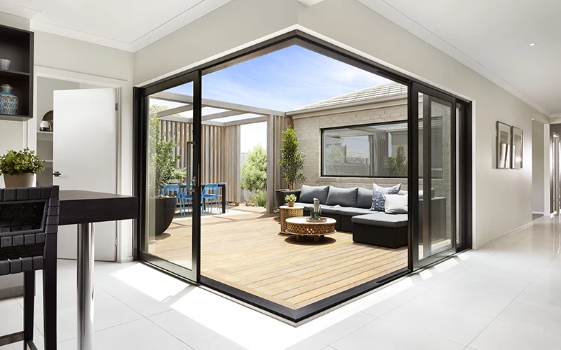 corner sliding windows